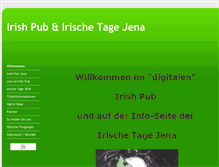 Tablet Screenshot of irishpub-jena.de